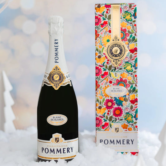 POMMERY Blanc de Blanc 75cl Geschenkverpackung Mexiko