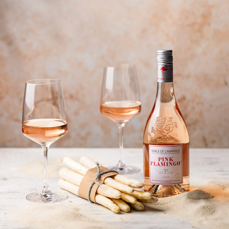 Pink Flamingo Wein und Sparkling