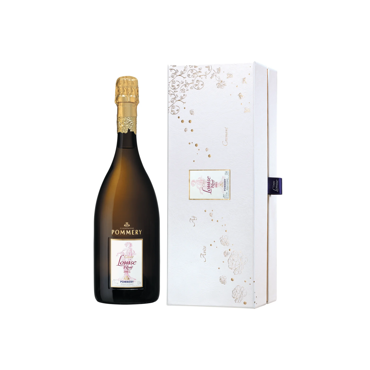 POMMERY Cuvée Louise Rose 2004 75cl Coffret
