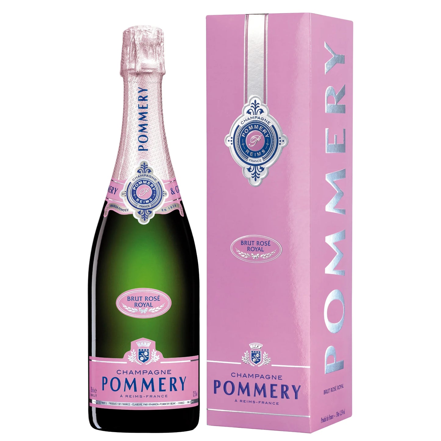 POMMERY Brut Rosé Royal 75cl Geschenkverpackung